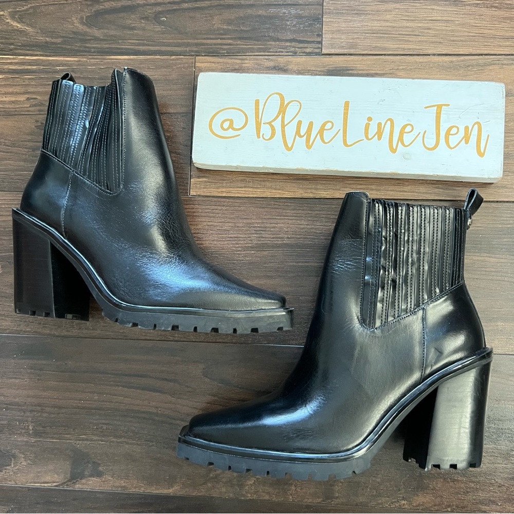 Vince Camuto Aresse Square Toe Booties NWOT